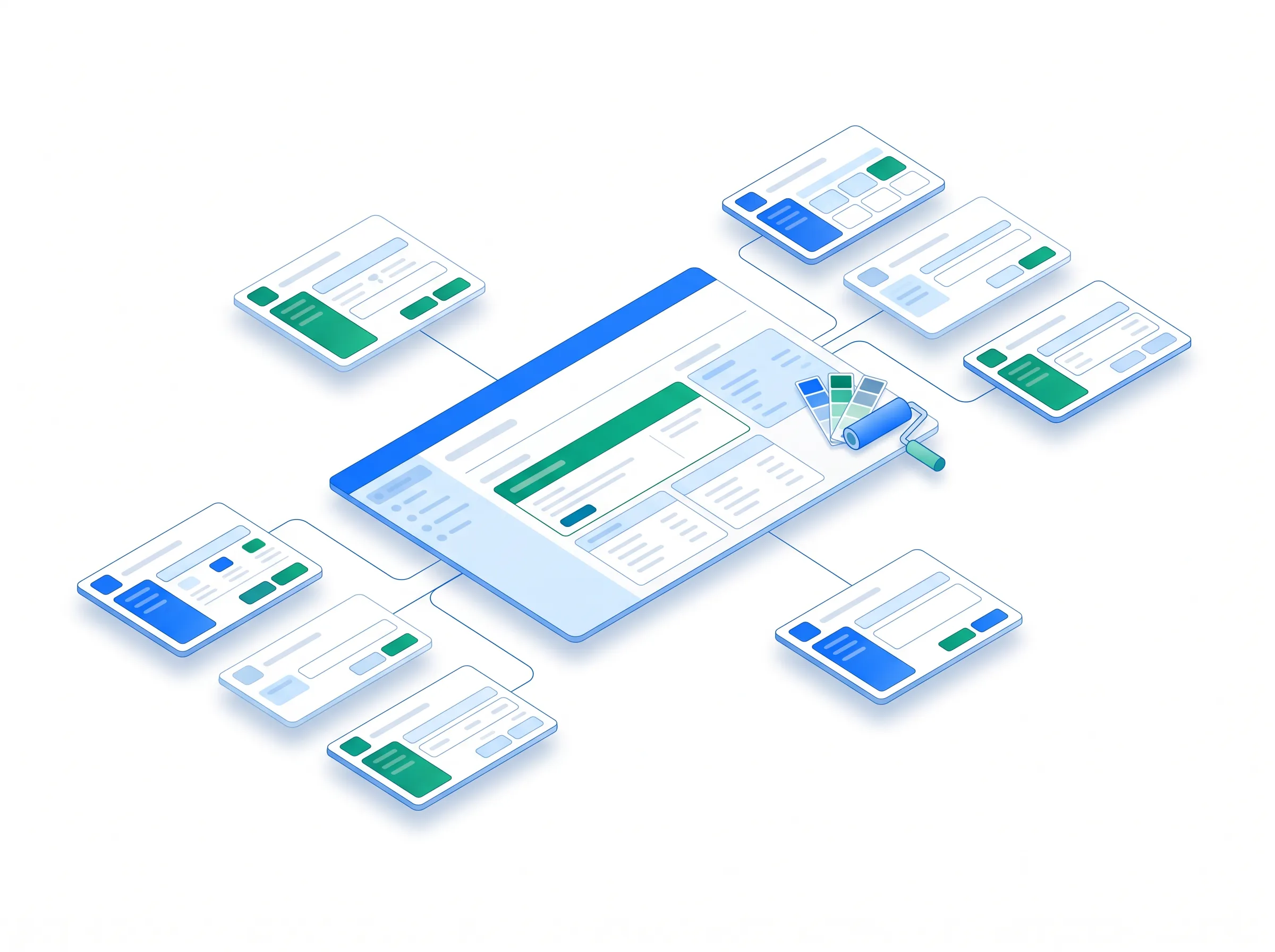 One white-label platform connected to many client companies, branded to your firm.